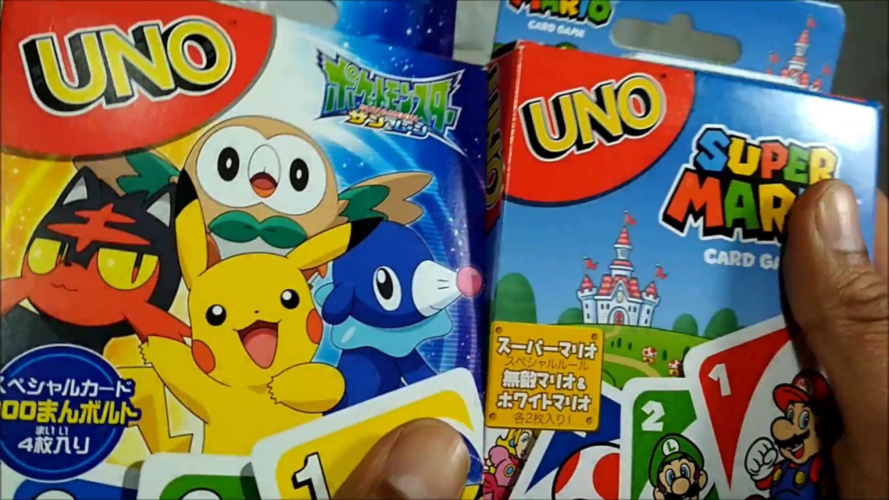 Uno De Pokemon Juego De Cartas Japones Unboxing Youtube