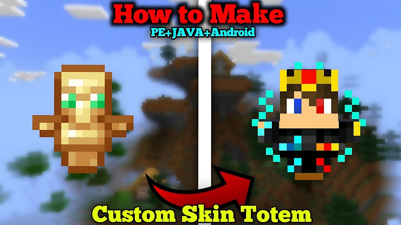 How To Make Custom Totem In Minecraft Android and PE 🔥2025🔥 - YouTube