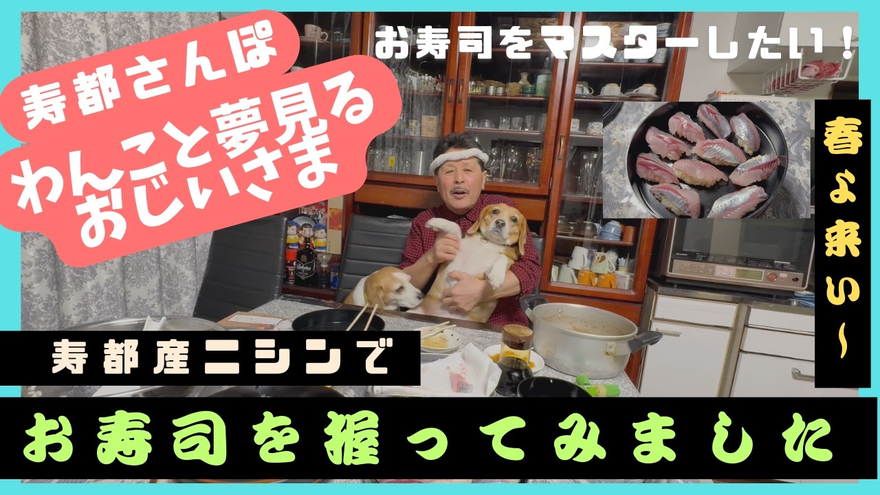 25話 寿都産ニシンでお寿司を握ってみました。 #ニシン #すし #寿都