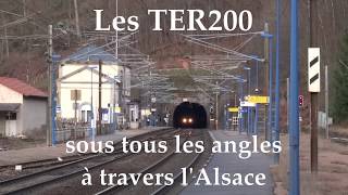 Les TER200, sous tous les angles, à travers l'Alsace