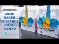 COMO HACER DULCEROS en Silhouette cameo 3 + Tips - Vídeo tutorial en español