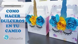 COMO HACER DULCEROS en Silhouette cameo 3 + Tips - Vídeo tutorial en español