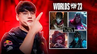 Everything GUMAYUSI did at WORLDS 2023 | INSANE ADC CARRY 🏆