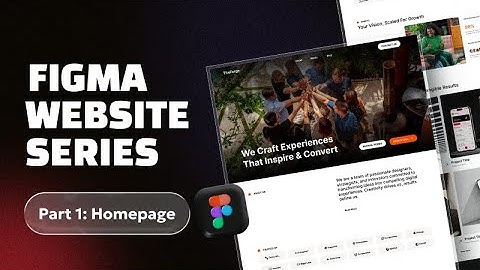 Figma Tutorial for Beginners (Part 1): Homepage Design | Creative Agency Website
