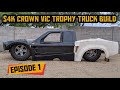 $4K Crown Vic Trophy Truck Build (episode 1)