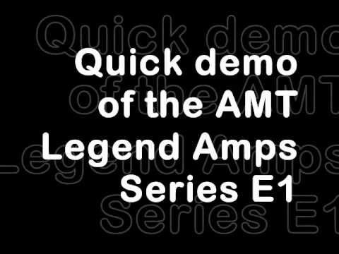 Demo of direct recording of the AMT E1 pedal