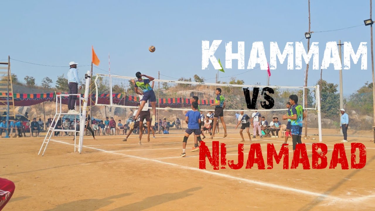 Khammam vs Nijamabad Sub juniors boys  1st set full match🏐🔥