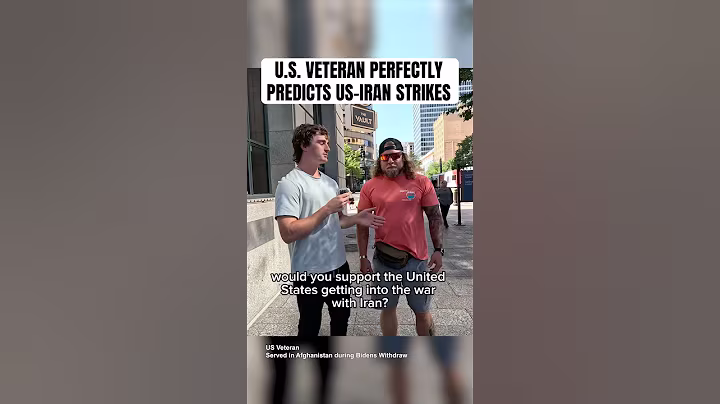 미국 참전용사, 이란 전쟁 발발 며칠 전부터 전쟁 예측 👀