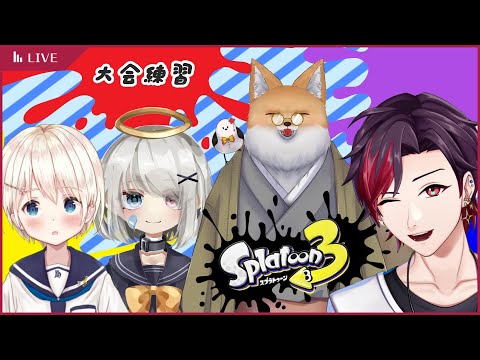 【 スプラトゥーン3 】大会練習をします　第3回【 Vtuber 】【 星架廻 】