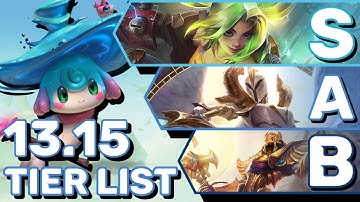 My Strategy & Tierlist For Climbing Patch 13.15 | TFT Guide Teamfight Tactics