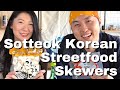 Making Sotteok Sotteok Korean Streetfood Ricecake and Sausage Skewers with Jasmineandtea