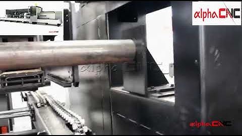 Professional fiber laser tube cutting machine--automatic loading