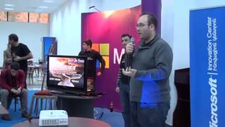 Hackathon[YAN] 2012 Windows 8 Kinect Air Combat Game by X-TECH
