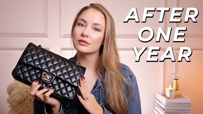 CHANEL LAMBSKIN: 5 YEAR WEAR AND TEAR, How Often I Use It & How I Store It