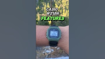 Casio w218h watch features! #watch #watches #casio #gshock