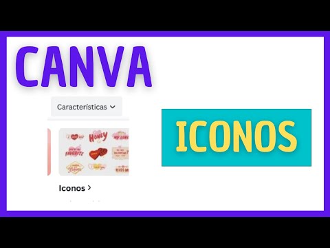 utilizar ICONOS en canva ||  Curso de canva 2023