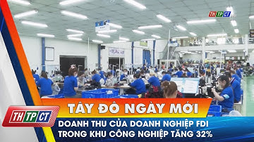Doanh thu của doanh nghiệp FDI trong khu công nghiệp tăng 32% | Cần Thơ TV