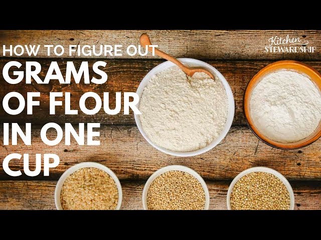 Flour Cup to Grams Conversion - Recipes by Carina