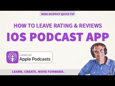 How To Leave a Rating & Review in Apple Podcast App