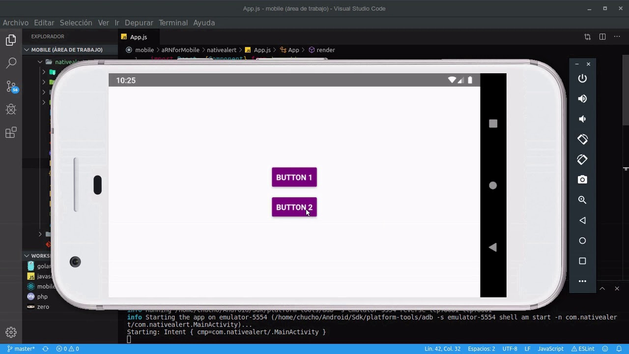Demo Alert Nativo en React Native - YouTube