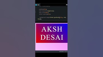 🤩 Css Background-clip Effect #shorts #akshdesai