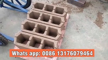 QT40C-1 smallest semi automatic concrete brick production line