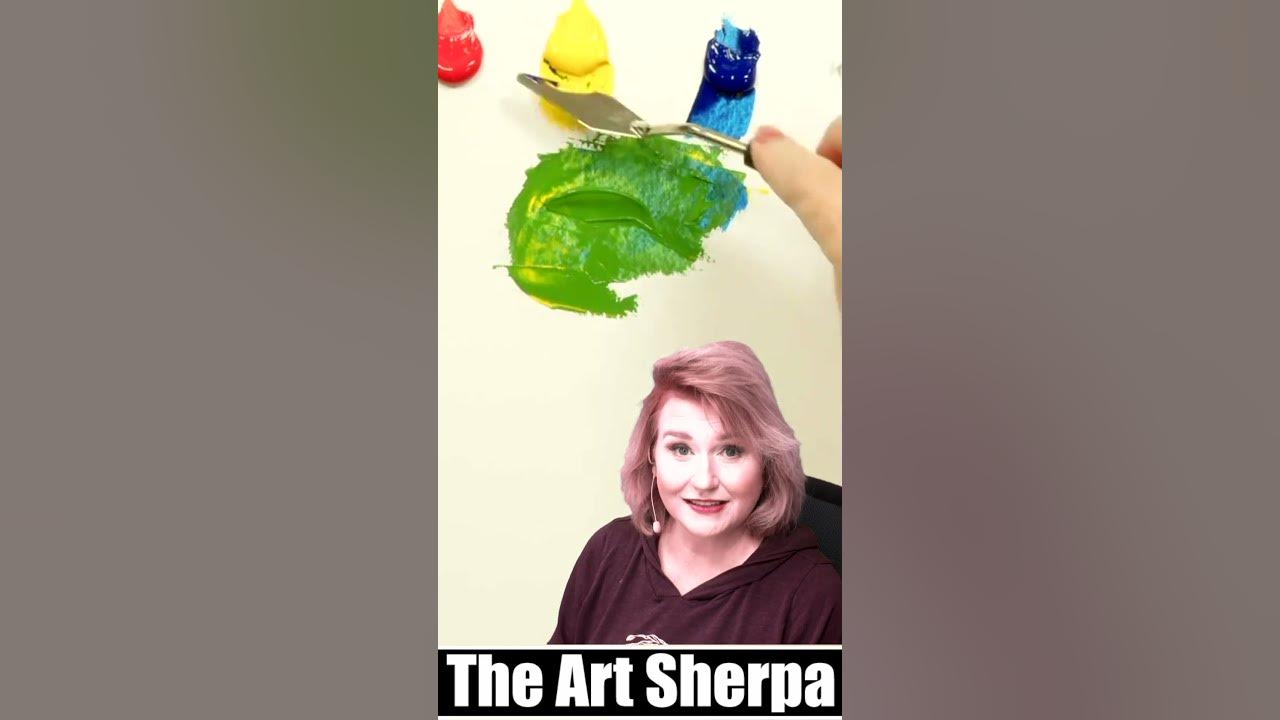 HOW TO MIX GREENS EASY 🌟🎨 From Primary colors Mint, Forest Green and