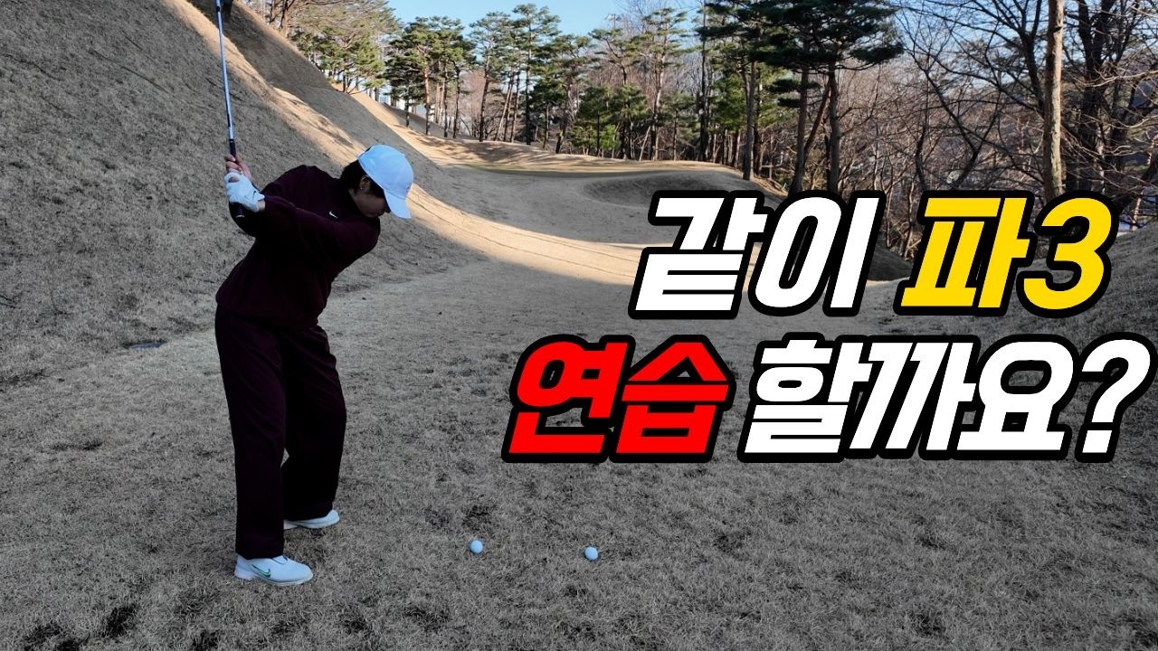 수원CC 파3 같이 연습할까요?⛳️🔥