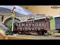 Semaphore Signals - Llancot Railway