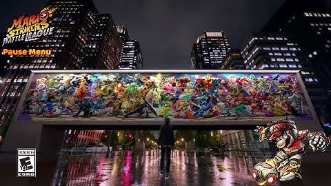 Super Smash Bros. Ultimate - Mario Strikers Battle League | Pause Menu Theme Trailer