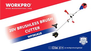 Workpro 20V Brushless Brush Cutter Quality Durability Partner With Us Wp391618