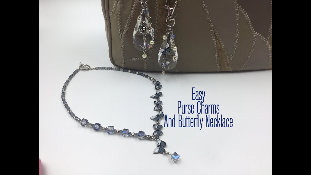 Easy Purse Charms and Necklace Tutorial 