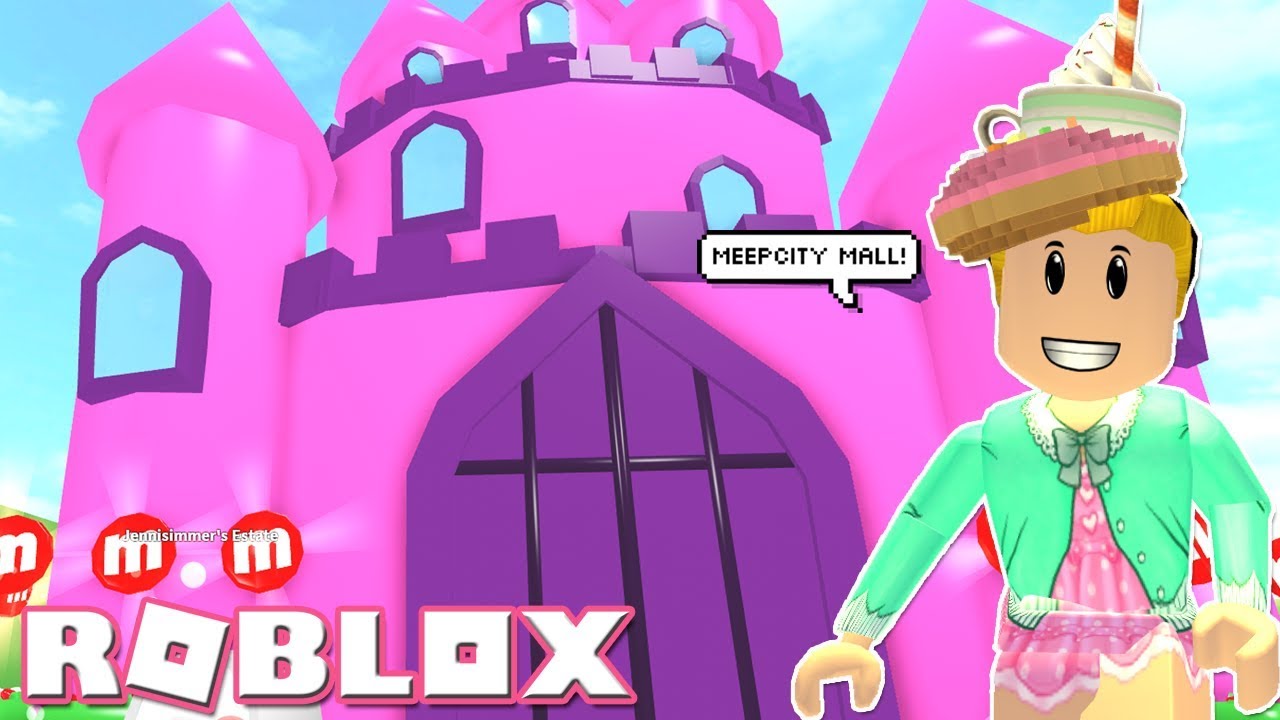 Grand Opening Of My Meepcity Mall Roblox Meepcity Shopping - my first house roblox meep city youtube