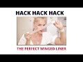 HACK : A MUST TRY | THE PERFECT  WINGED LINER #nevertooold #learnsomethingnew