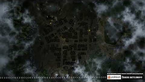 Beneos Battlemaps: Curse of Strahd - Barovia Village: Overview Map [Pen & Paper]