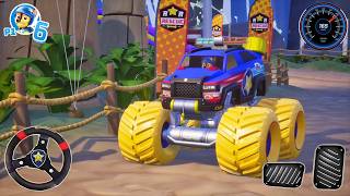 Chase Monster Truck Racing in the Jungle Monkey Temple | PAW Patrol Rescue Wheels screenshot 5