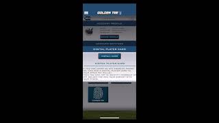 #GoldenTee #PGA TOUR Caddy App - Account Details and NFC Digital Player Card screenshot 3