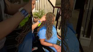 Crochet braids! #tutorial #braids #hairstyle #beautiful #locs