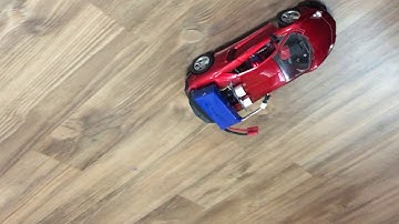 Upgraded RC Toy Car with ultrasonic sensor (Arduino)