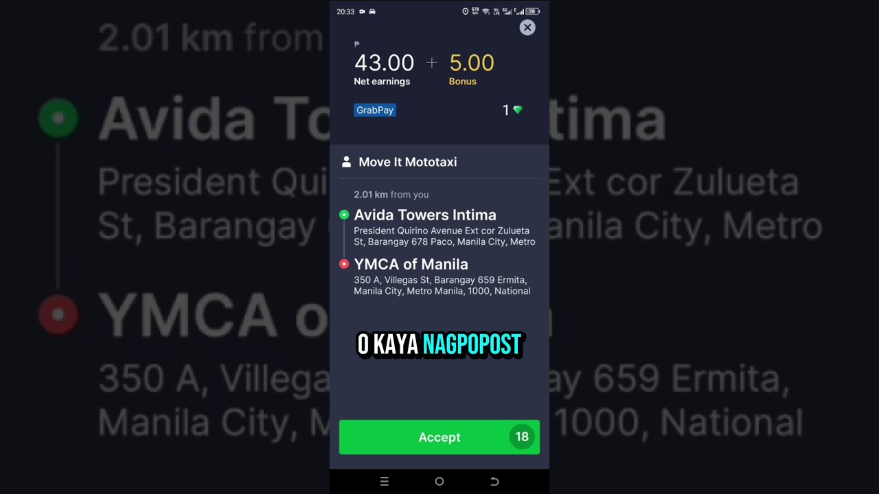 Unli Reject Ignore sa Grab X MoveIt 