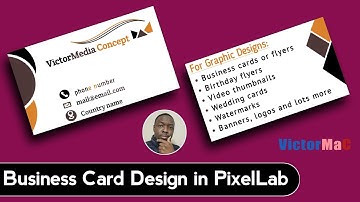 Business Card Design in PixelLab
