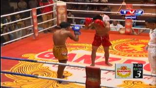 Khmer Boxing Phan Rady Vs Mor Rapham at TV3 01 March 2015