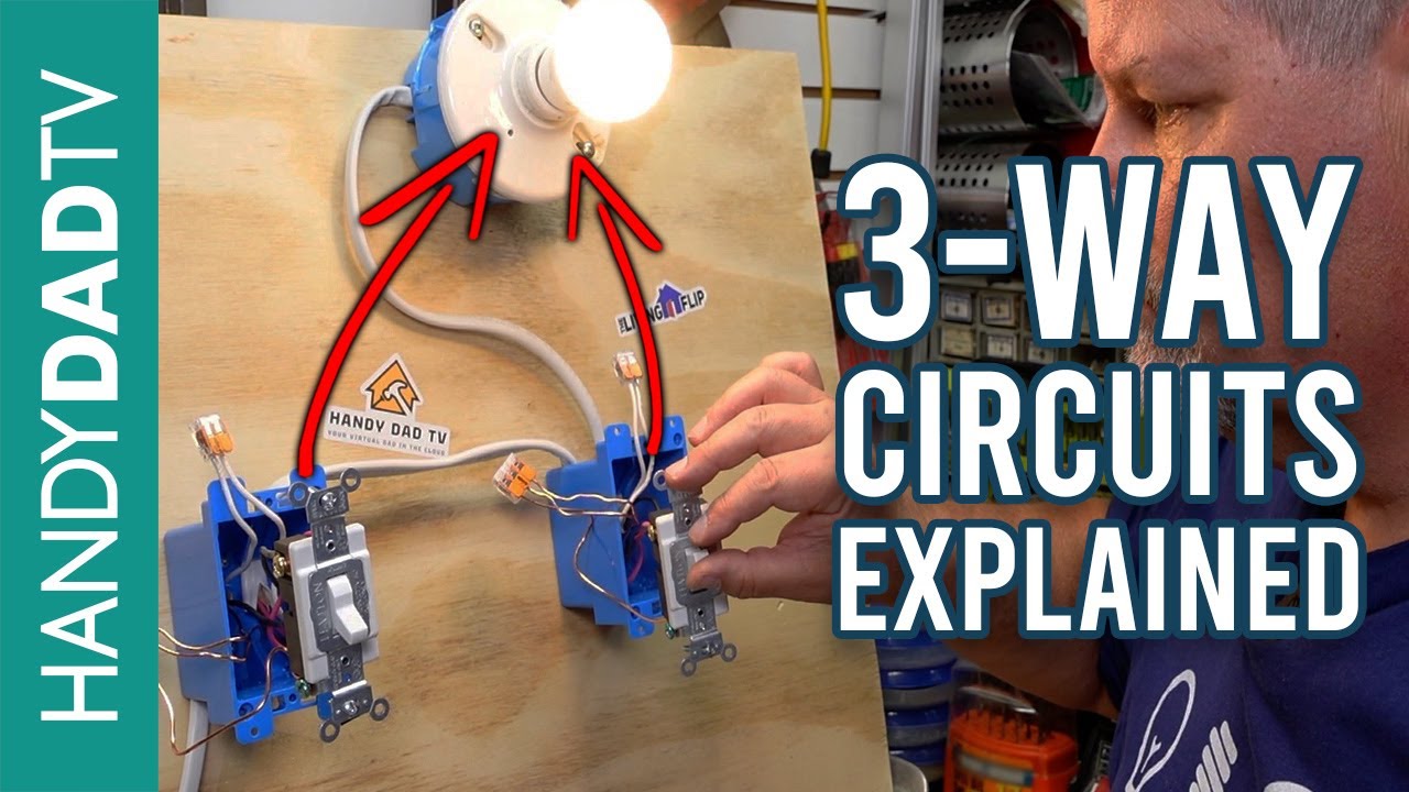 How to wire 3-way circuits - YouTube