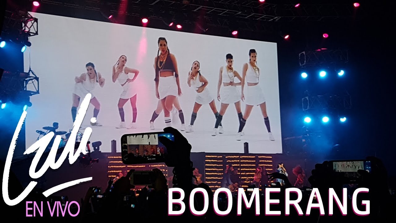 BOOMERANG LALI EN VIVO LUNA PARK [HD] YouTube