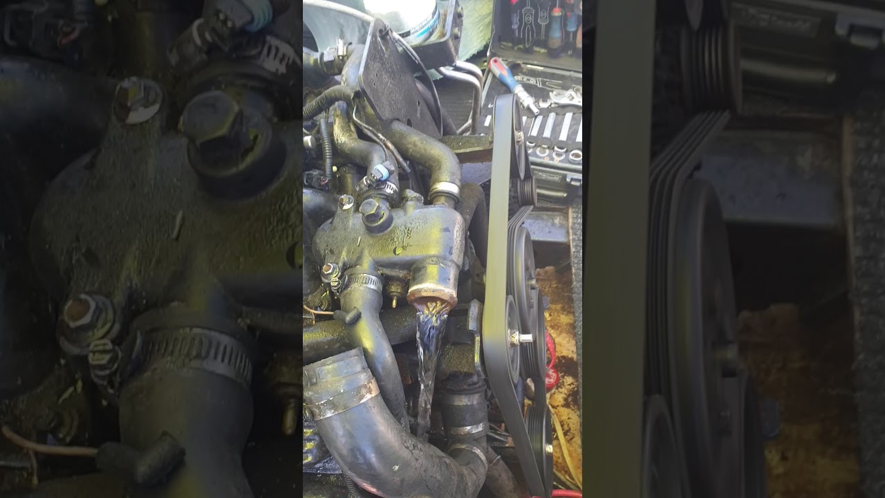 Overheating thermostat housing - YouTube