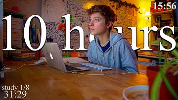 LIVE | 10-HOUR study with me 📚⛈️ rain sounds & pomodoro timer 60 & 10
