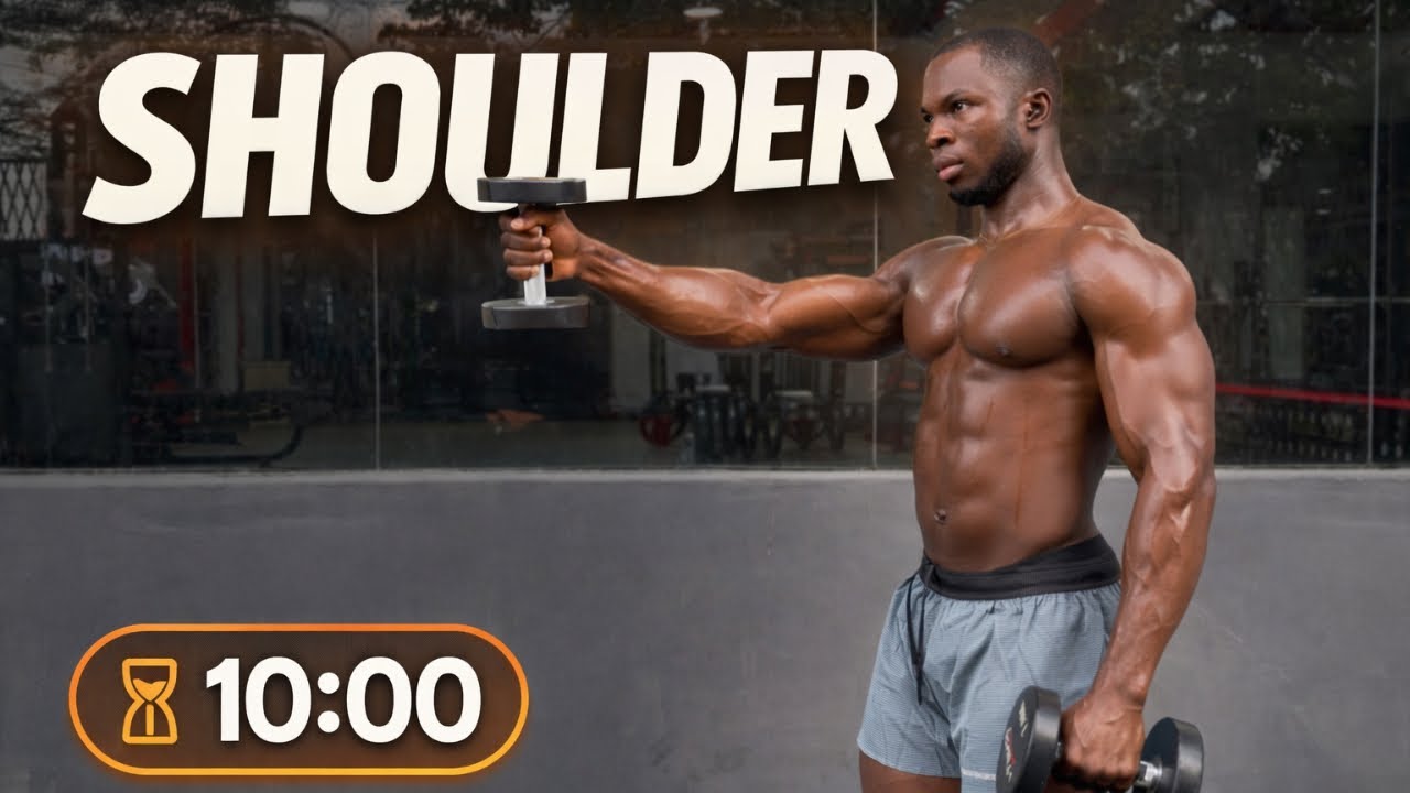 ULTIMATE SHOULDER WORKOUT ( Dumbbells )#shoulderworkout - YouTube