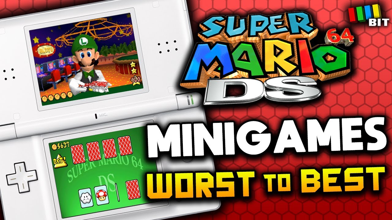 New Super Mario Bros ALL MINIGAMES (DS) 