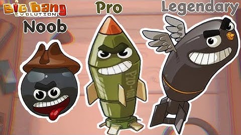 BIG BANG Evolution Gameplay - Atomic Bomb || Noob + Pro + Legendary || Part 3