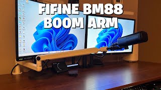 Unboxing and Setup Guide for the FIFINE BM88 Low Profile Microphone Boom Arm